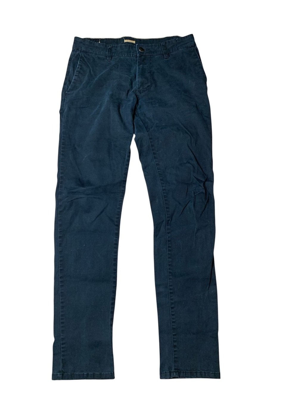 Tainted Denim Dark Wash Slim Fit Chino Pants Size 28